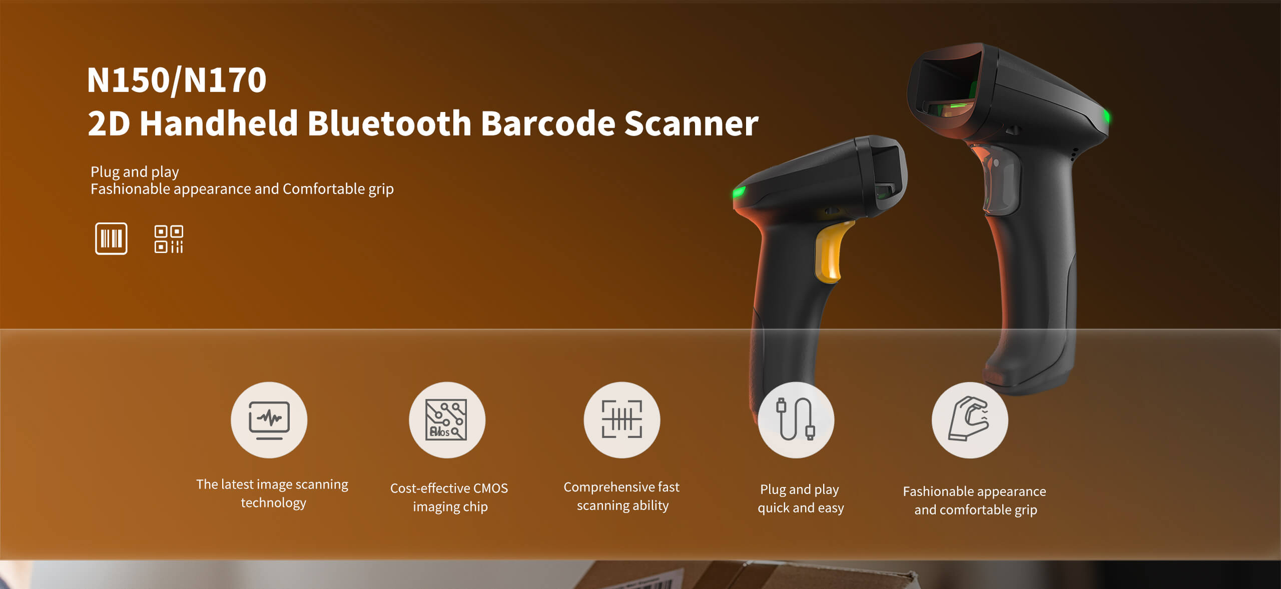 HPRT Bluetooth barcode scanner N150 N170